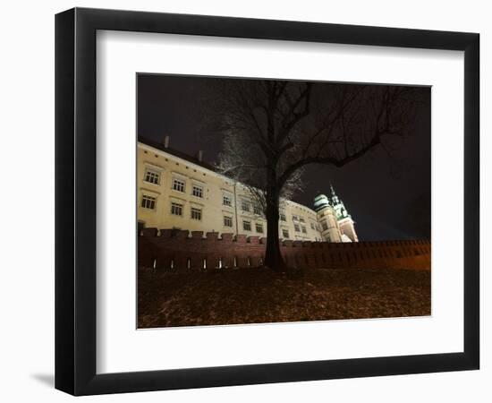 Wawel Hill and the Royal Castle in Krakow-wjarek-Framed Photographic Print