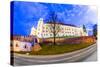 Wawel Hill by Night - Krakow-Jorg Hackemann-Stretched Canvas