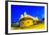 Wawel Hill by Night - Krakow-Jorg Hackemann-Framed Photographic Print