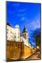 Wawel Hill by Night - Krakow-Jorg Hackemann-Mounted Photographic Print