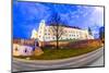 Wawel Hill by Night - Krakow-Jorg Hackemann-Mounted Photographic Print