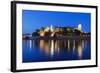 Wawel Hill Castle and Cathedral-Christian Kober-Framed Photographic Print