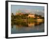 Wawel Hill with Royal Castle and Cathedral, Vistula River, Krakow, Poland-David Barnes-Framed Photographic Print