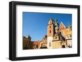 Wawel in Krakow, Poland.-De Visu-Framed Photographic Print