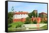 Wawel Royal Castle in Krakow (Poland)-majeczka-majeczka-Framed Stretched Canvas