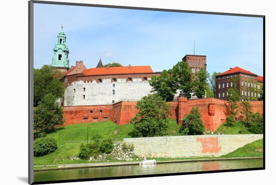 Wawel Royal Castle in Krakow (Poland)-majeczka-majeczka-Mounted Photographic Print