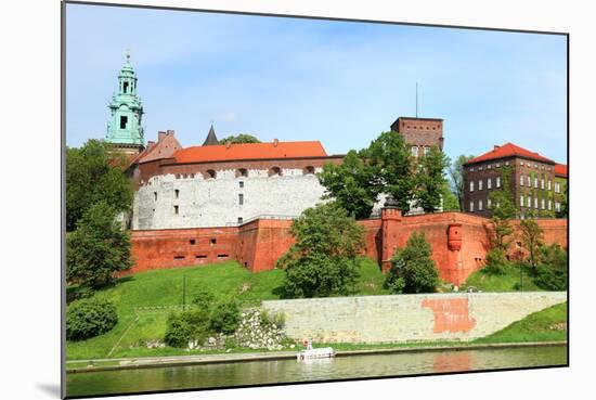 Wawel Royal Castle in Krakow (Poland)-majeczka-majeczka-Mounted Photographic Print