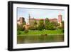 Wawel - Royal Castle over the Vistula River in Krakow (Poland)-majeczka-majeczka-Framed Photographic Print