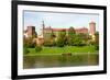 Wawel - Royal Castle over the Vistula River in Krakow (Poland)-majeczka-majeczka-Framed Photographic Print