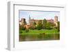 Wawel - Royal Castle over the Vistula River in Krakow (Poland)-majeczka-majeczka-Framed Photographic Print