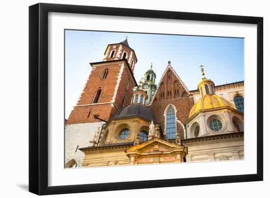 Wawel Royal Palace in Krakow, Poland.-De Visu-Framed Photographic Print