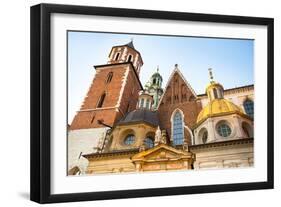 Wawel Royal Palace in Krakow, Poland.-De Visu-Framed Photographic Print