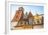 Wawel Royal Palace in Krakow, Poland.-De Visu-Framed Photographic Print