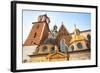 Wawel Royal Palace in Krakow, Poland.-De Visu-Framed Photographic Print