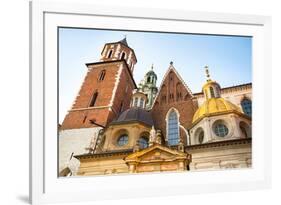 Wawel Royal Palace in Krakow, Poland.-De Visu-Framed Photographic Print