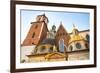 Wawel Royal Palace in Krakow, Poland.-De Visu-Framed Photographic Print