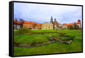 Wawelcathedral on the Wawel Hill in Krakow (Cracow)-luq-Framed Stretched Canvas