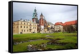 Wawelcathedral on the Wawel Hill in Krakow (Cracow)-luq-Framed Stretched Canvas