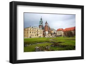 Wawelcathedral on the Wawel Hill in Krakow (Cracow)-luq-Framed Photographic Print