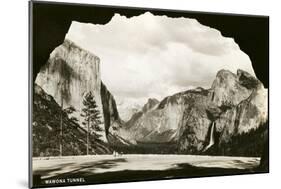 Wawona Tunnel, Yosemite, California-null-Mounted Art Print
