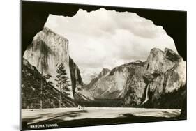 Wawona Tunnel, Yosemite, California-null-Mounted Art Print