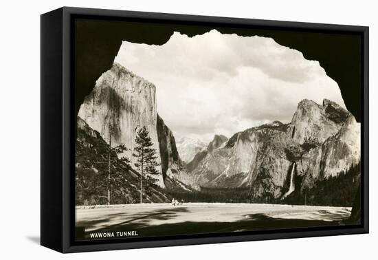 Wawona Tunnel, Yosemite, California-null-Framed Stretched Canvas