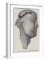 Wax Head Discovered in a Roman Tomb, at Cuma-null-Framed Giclee Print