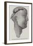 Wax Head Discovered in a Roman Tomb, at Cuma-null-Framed Giclee Print