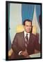 Wax Rendition of Richard Nixon-null-Framed Art Print