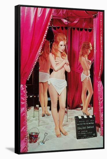 Wax Work Brigette Bardot-null-Framed Stretched Canvas