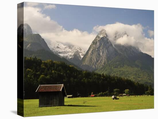 Waxelstein, Garmisch-Partenkichen, Bavaria, Germany, Europe-Jochen Schlenker-Stretched Canvas