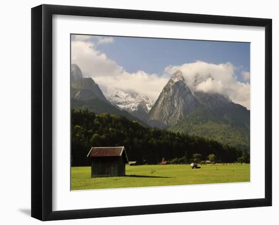 Waxelstein, Garmisch-Partenkichen, Bavaria, Germany, Europe-Jochen Schlenker-Framed Photographic Print