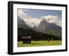 Waxelstein, Garmisch-Partenkichen, Bavaria, Germany, Europe-Jochen Schlenker-Framed Photographic Print