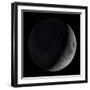 Waxing Crescent Moon-Stocktrek Images-Framed Photographic Print