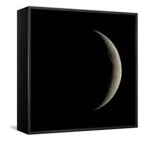 Waxing Crescent Moon-Eckhard Slawik-Framed Stretched Canvas