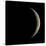 Waxing Crescent Moon-Eckhard Slawik-Stretched Canvas