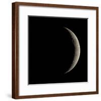 Waxing Crescent Moon-Eckhard Slawik-Framed Premium Photographic Print