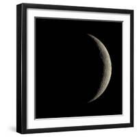 Waxing Crescent Moon-Eckhard Slawik-Framed Premium Photographic Print