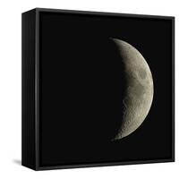 Waxing Crescent Moon-Eckhard Slawik-Framed Stretched Canvas