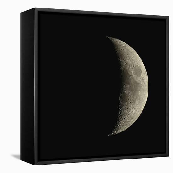 Waxing Crescent Moon-Eckhard Slawik-Framed Stretched Canvas