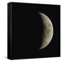 Waxing Crescent Moon-Eckhard Slawik-Framed Stretched Canvas