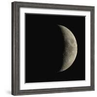 Waxing Crescent Moon-Eckhard Slawik-Framed Premium Photographic Print