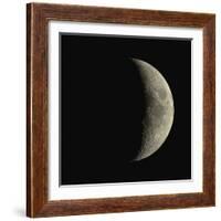 Waxing Crescent Moon-Eckhard Slawik-Framed Premium Photographic Print