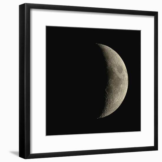 Waxing Crescent Moon-Eckhard Slawik-Framed Premium Photographic Print