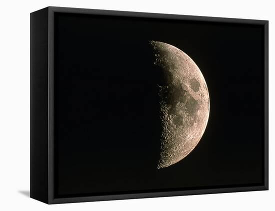 Waxing Crescent Moon-Eckhard Slawik-Framed Stretched Canvas