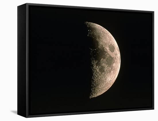 Waxing Crescent Moon-Eckhard Slawik-Framed Stretched Canvas