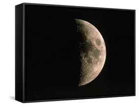 Waxing Crescent Moon-Eckhard Slawik-Framed Stretched Canvas