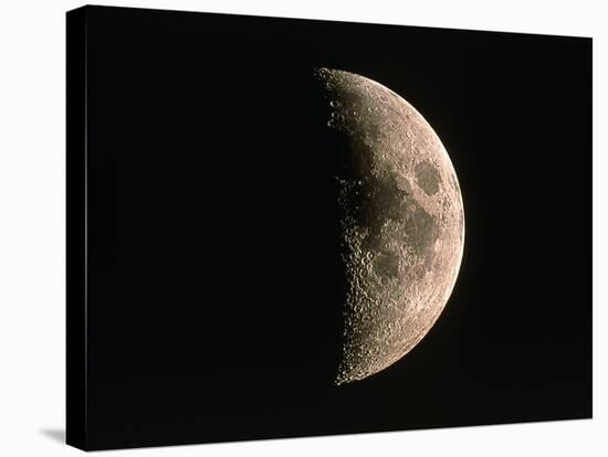 Waxing Crescent Moon-Eckhard Slawik-Stretched Canvas