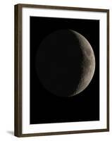 Waxing Crescent Moon-Eckhard Slawik-Framed Premium Photographic Print