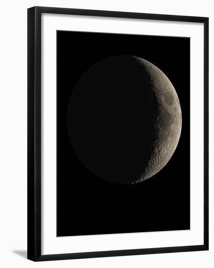 Waxing Crescent Moon-Eckhard Slawik-Framed Premium Photographic Print